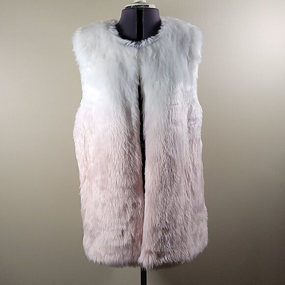 INCâOmbrĂ©âFaux-FurâVest SzâM/L - Picture 3 of 14